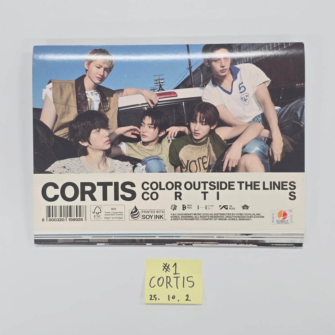 CORTIS "Color Outside The Lines" - Hand Autographed(Signed) Promo Album [25.10.2]