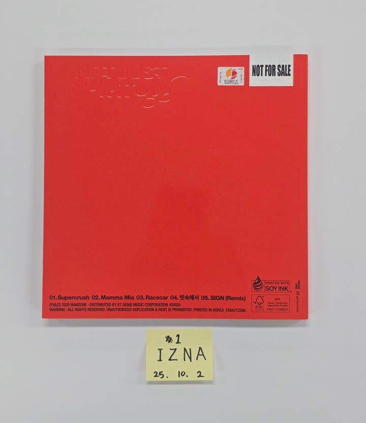 IZNA "Not Just Pretty" - Hand Autographed(Signed) Promo Album [25.10.02]
