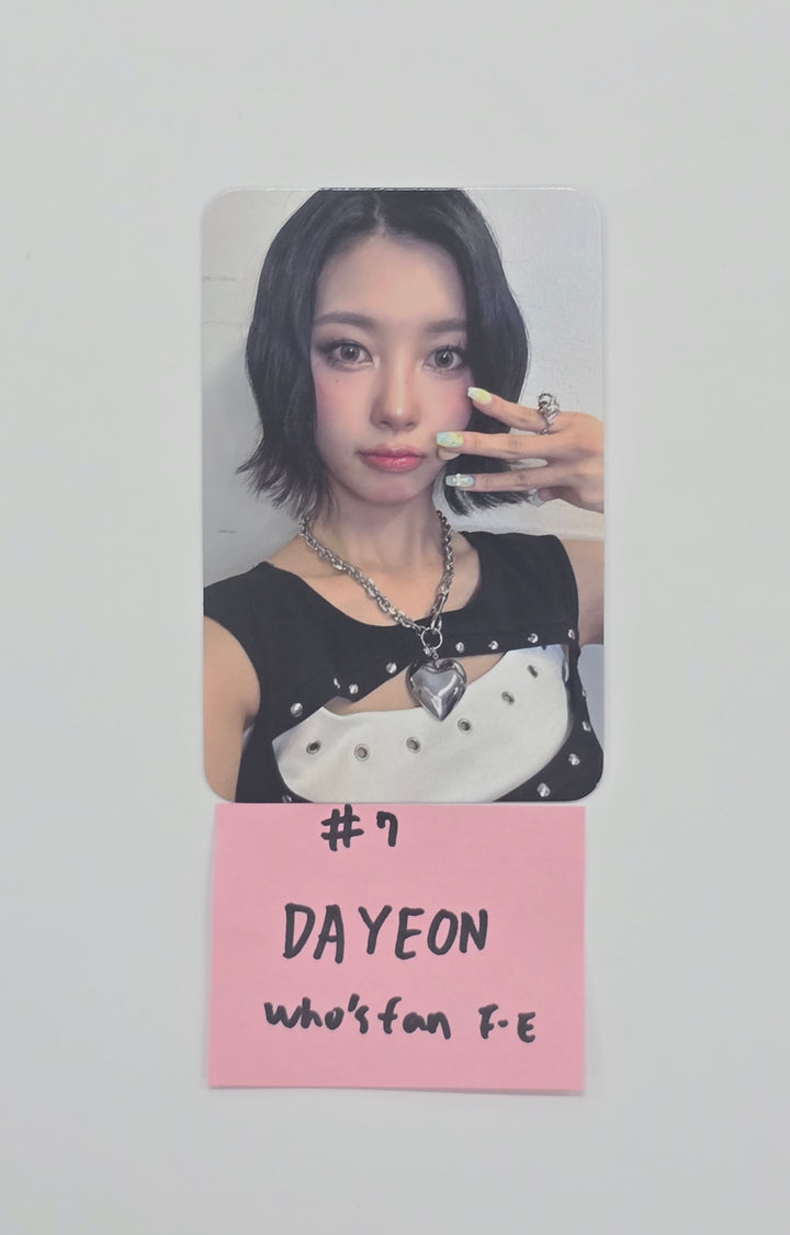 Kep1er "BUBBLE GUM" - Who's fan Fansign Event Photocard [25.10.02]