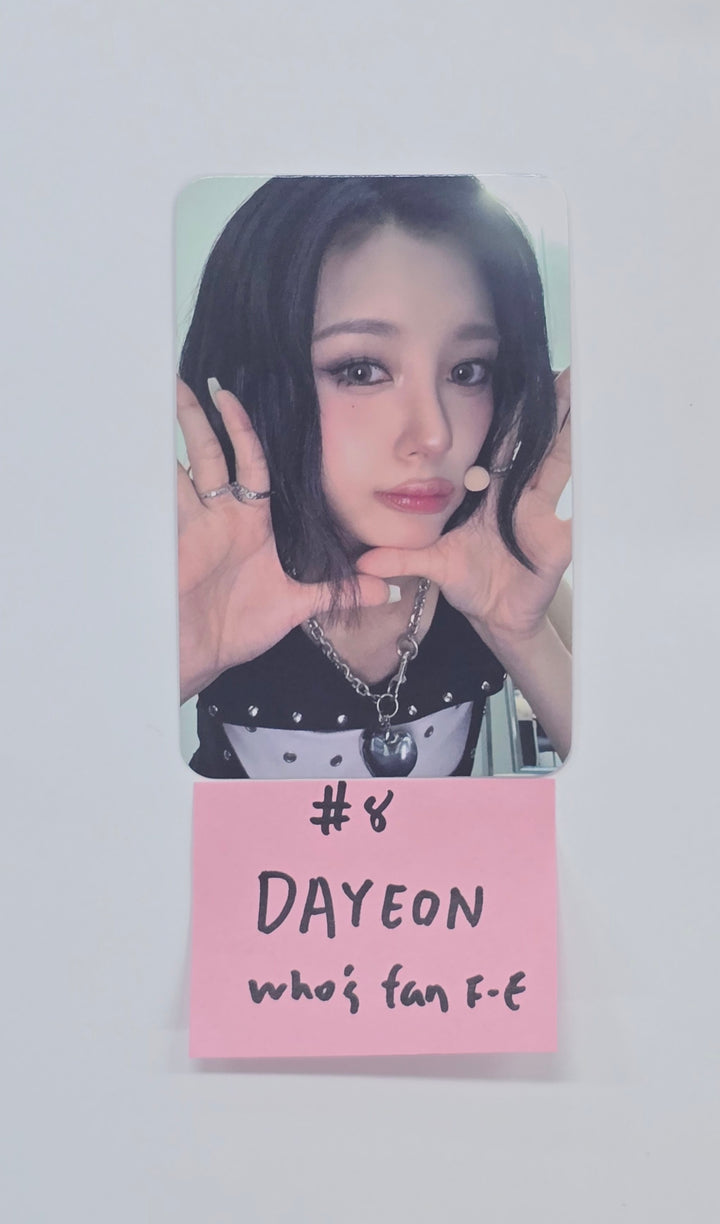 Kep1er "BUBBLE GUM" - Who's fan Fansign Event Photocard [25.10.02]