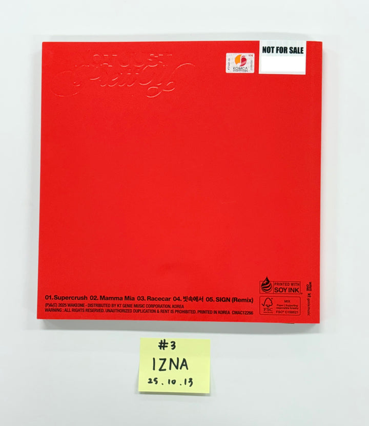 IZNA "Not Just Pretty", HITGS "Things we love : I" - Hand Autographed(Signed) Promo Album [25.10.13]