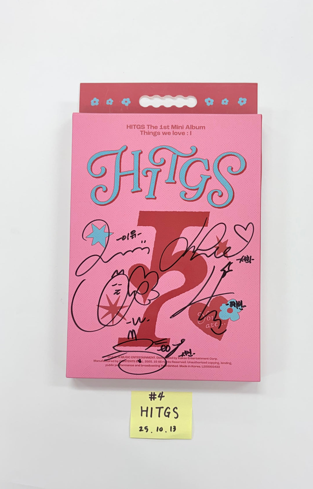 IZNA "Not Just Pretty", HITGS "Things we love : I" - Hand Autographed(Signed) Promo Album [25.10.13]