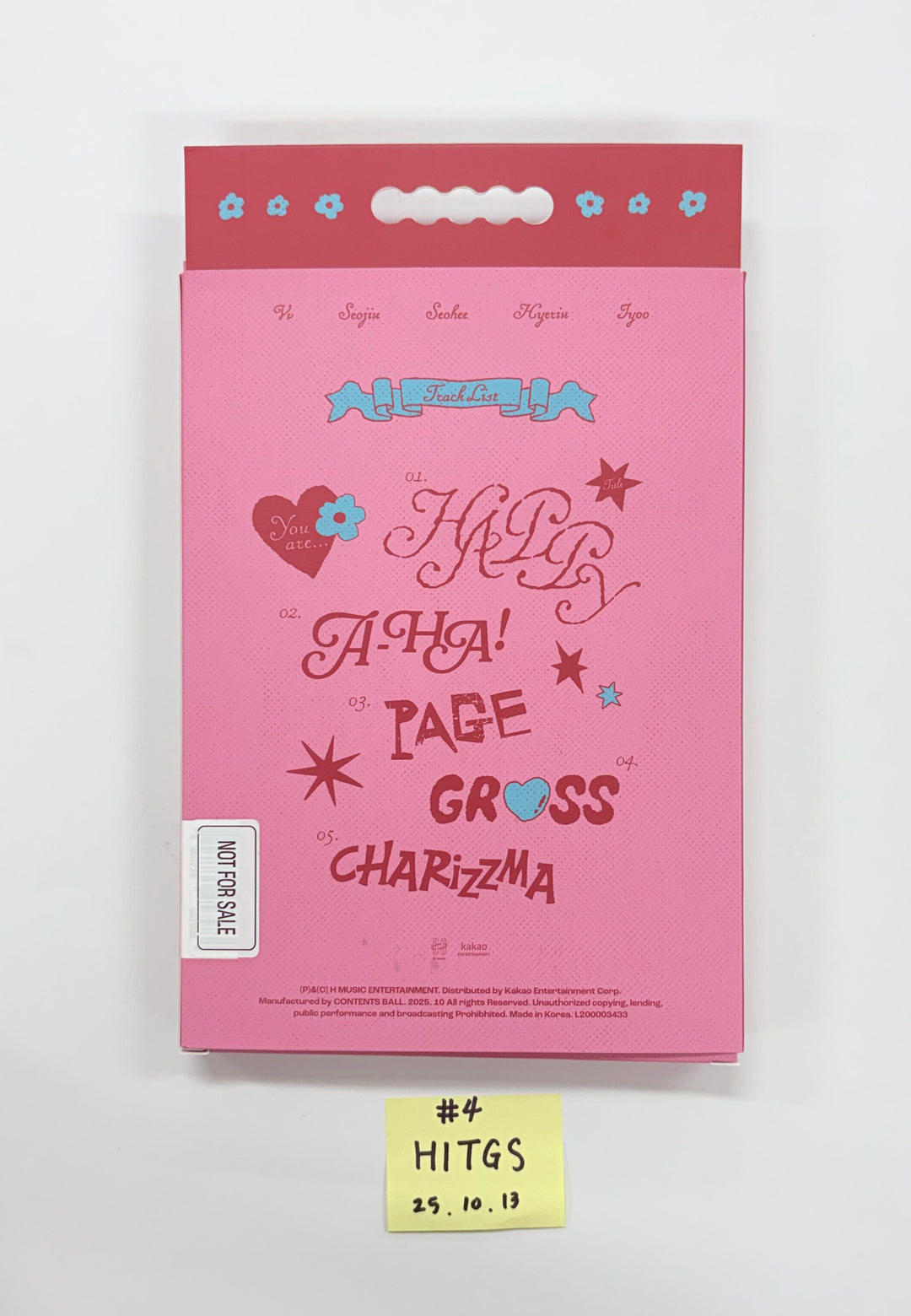 IZNA "Not Just Pretty", HITGS "Things we love : I" - Hand Autographed(Signed) Promo Album [25.10.13]