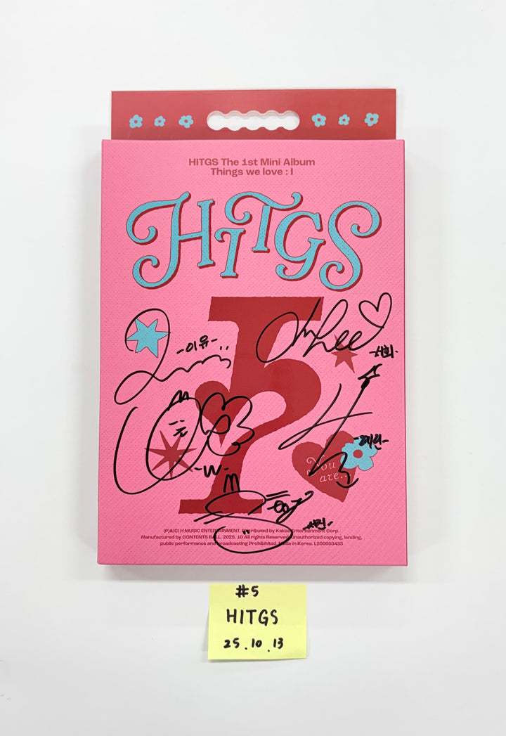 IZNA "Not Just Pretty", HITGS "Things we love : I" - Hand Autographed(Signed) Promo Album [25.10.13]