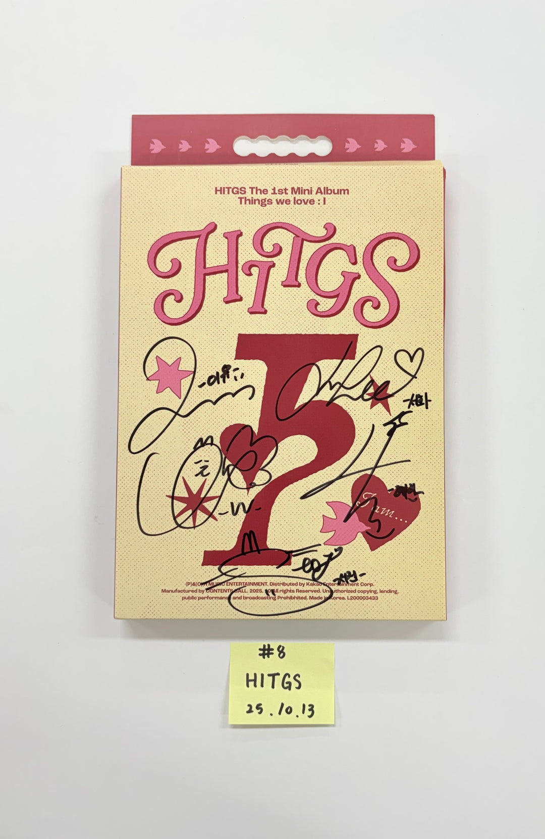 IZNA "Not Just Pretty", HITGS "Things we love : I" - Hand Autographed(Signed) Promo Album [25.10.13]