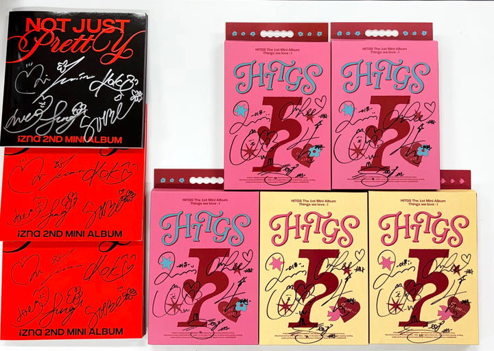 IZNA "Not Just Pretty", HITGS "Things we love : I" - Hand Autographed(Signed) Promo Album [25.10.13]