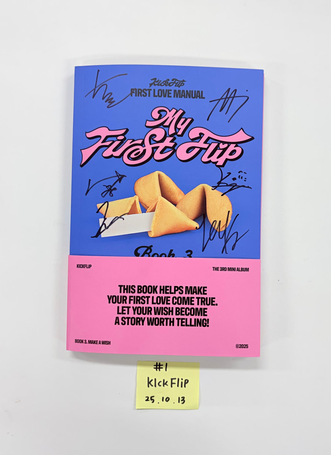 KickFlip "My First Flip", ONEWE "MAZE : AD ASTRA", MONSTA X "THE X" - Hand Autographed(Signed) Promo Album [25.10.13]