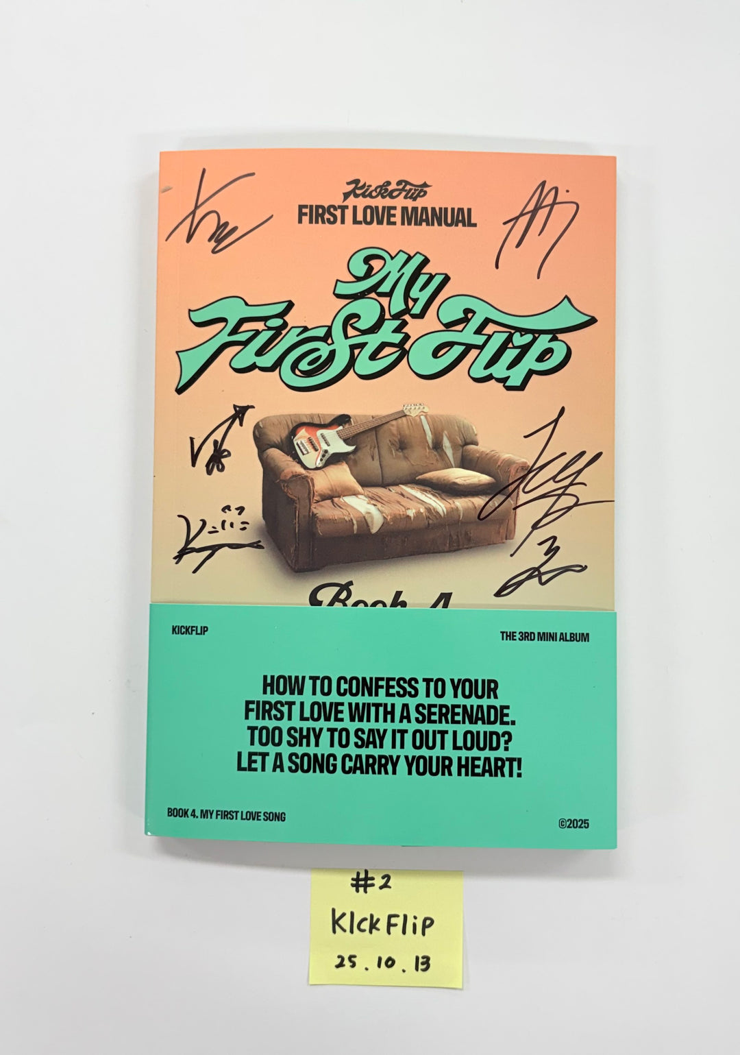 KickFlip "My First Flip", ONEWE "MAZE : AD ASTRA", MONSTA X "THE X" - Hand Autographed(Signed) Promo Album [25.10.13]