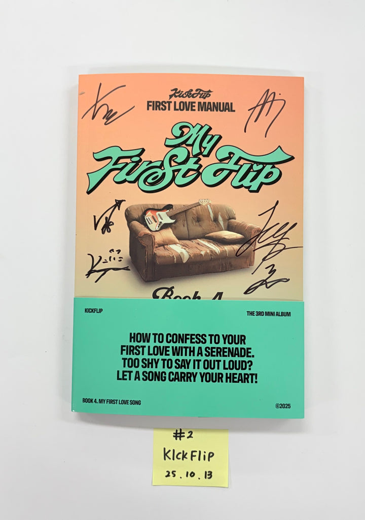 KickFlip "My First Flip", ONEWE "MAZE : AD ASTRA", MONSTA X "THE X" - Hand Autographed(Signed) Promo Album [25.10.13]