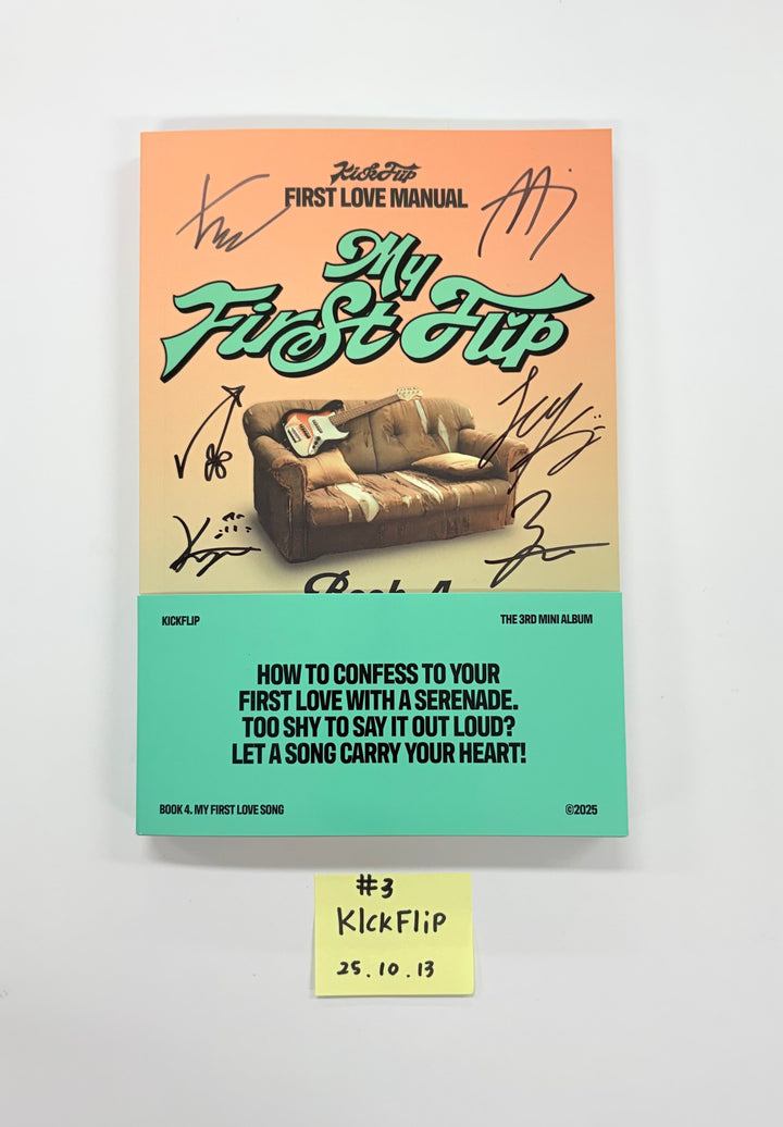 KickFlip "My First Flip", ONEWE "MAZE : AD ASTRA", MONSTA X "THE X" - Hand Autographed(Signed) Promo Album [25.10.13]