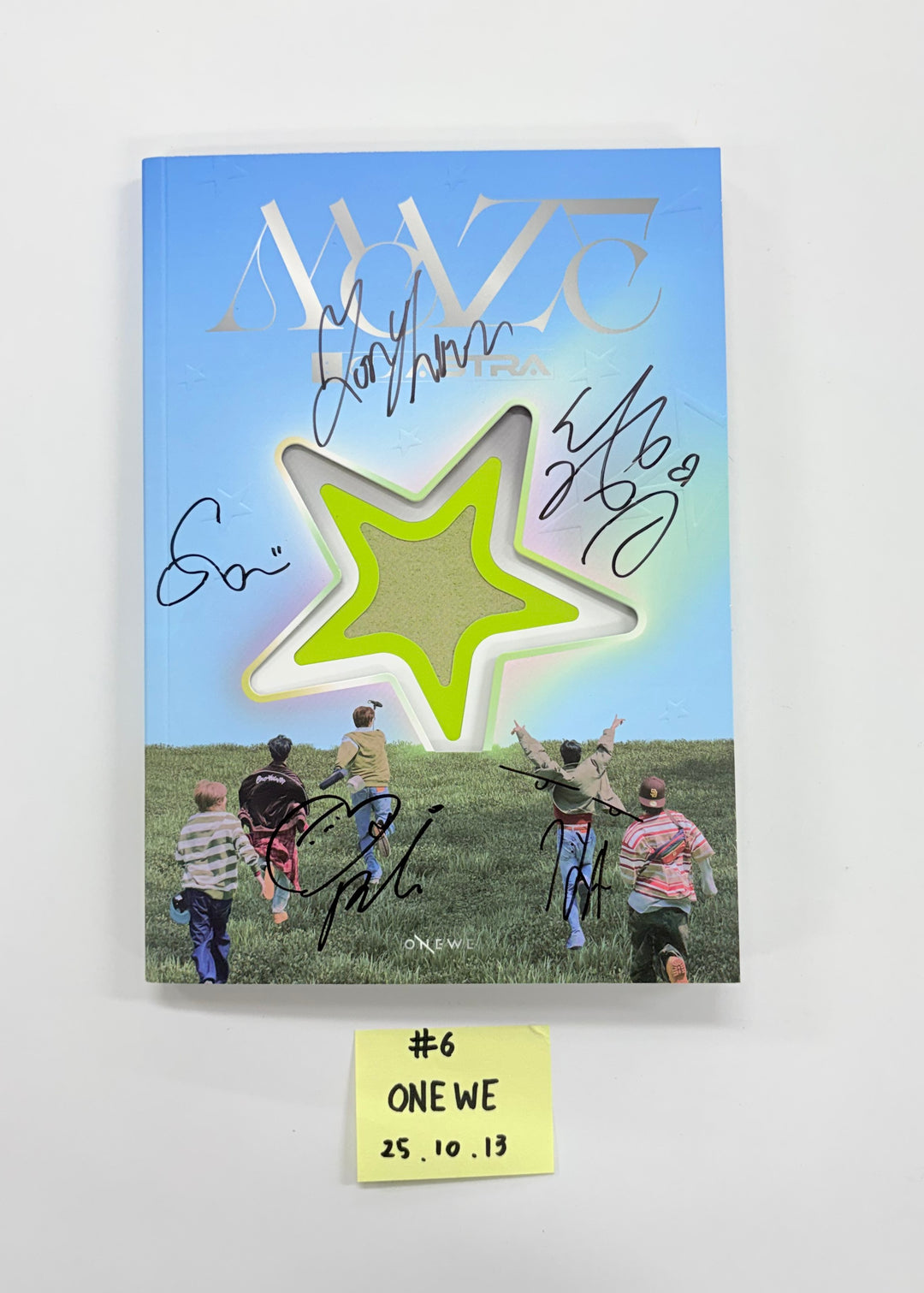 KickFlip "My First Flip", ONEWE "MAZE : AD ASTRA", MONSTA X "THE X" - Hand Autographed(Signed) Promo Album [25.10.13]