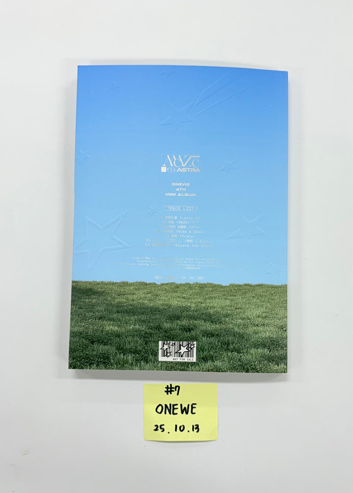 KickFlip "My First Flip", ONEWE "MAZE : AD ASTRA", MONSTA X "THE X" - Hand Autographed(Signed) Promo Album [25.10.13]