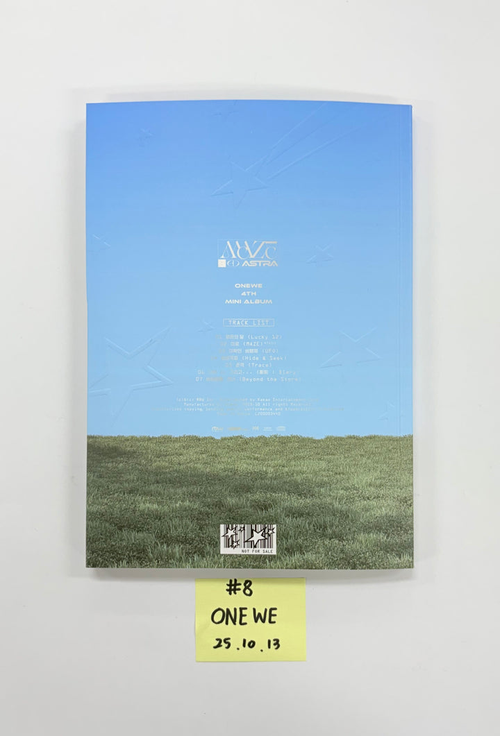KickFlip "My First Flip", ONEWE "MAZE : AD ASTRA", MONSTA X "THE X" - Hand Autographed(Signed) Promo Album [25.10.13]