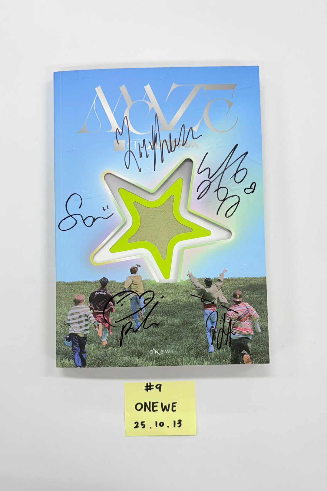 KickFlip "My First Flip", ONEWE "MAZE : AD ASTRA", MONSTA X "THE X" - Hand Autographed(Signed) Promo Album [25.10.13]