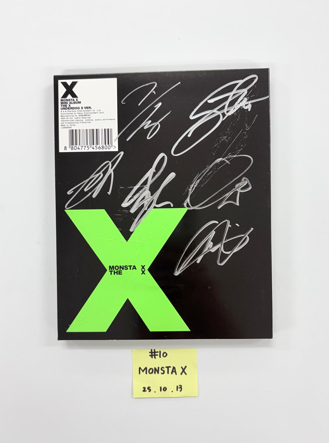 KickFlip "My First Flip", ONEWE "MAZE : AD ASTRA", MONSTA X "THE X" - Hand Autographed(Signed) Promo Album [25.10.13]