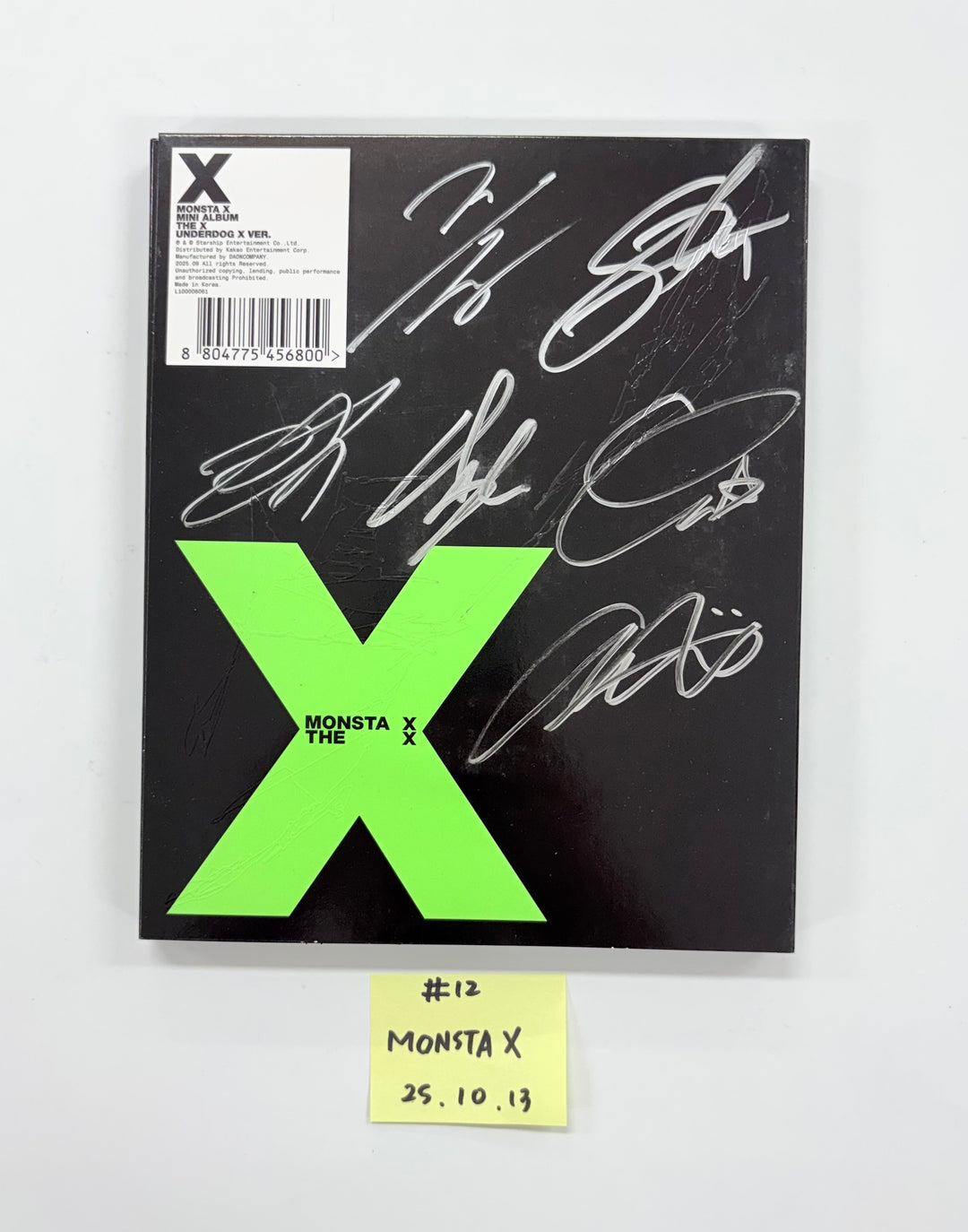 KickFlip "My First Flip", ONEWE "MAZE : AD ASTRA", MONSTA X "THE X" - Hand Autographed(Signed) Promo Album [25.10.13]