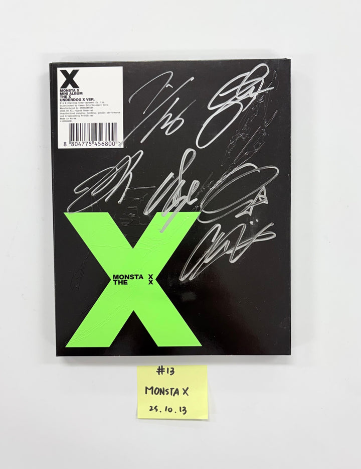 KickFlip "My First Flip", ONEWE "MAZE : AD ASTRA", MONSTA X "THE X" - Hand Autographed(Signed) Promo Album [25.10.13]
