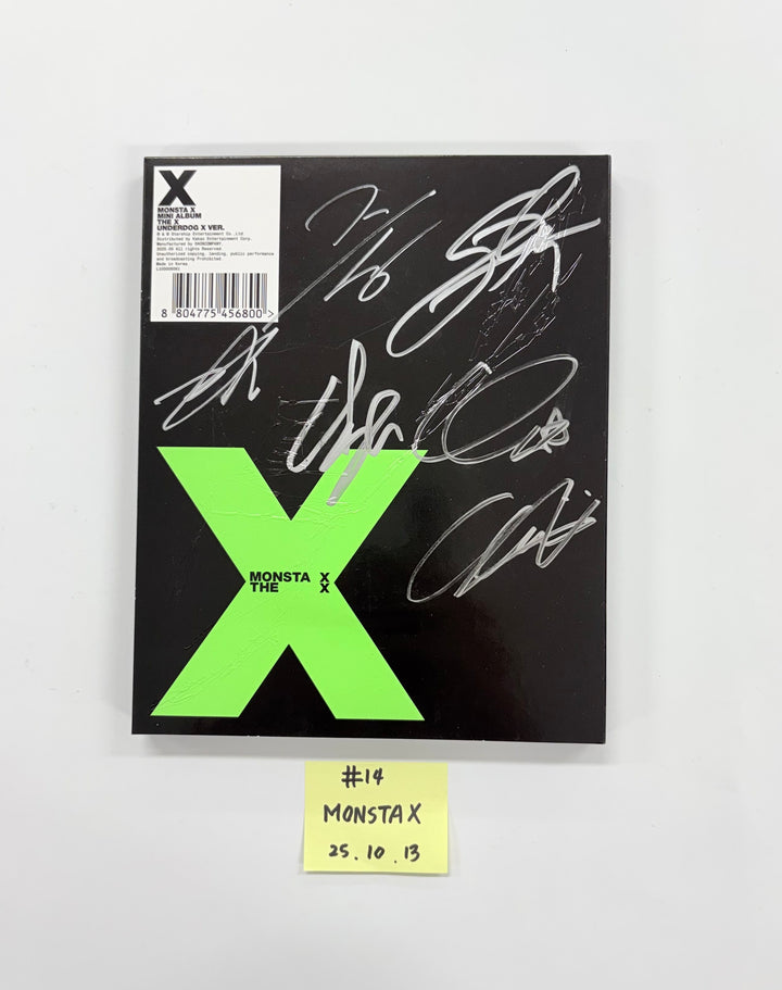 KickFlip "My First Flip", ONEWE "MAZE : AD ASTRA", MONSTA X "THE X" - Hand Autographed(Signed) Promo Album [25.10.13]