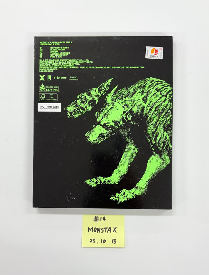 KickFlip "My First Flip", ONEWE "MAZE : AD ASTRA", MONSTA X "THE X" - Hand Autographed(Signed) Promo Album [25.10.13]