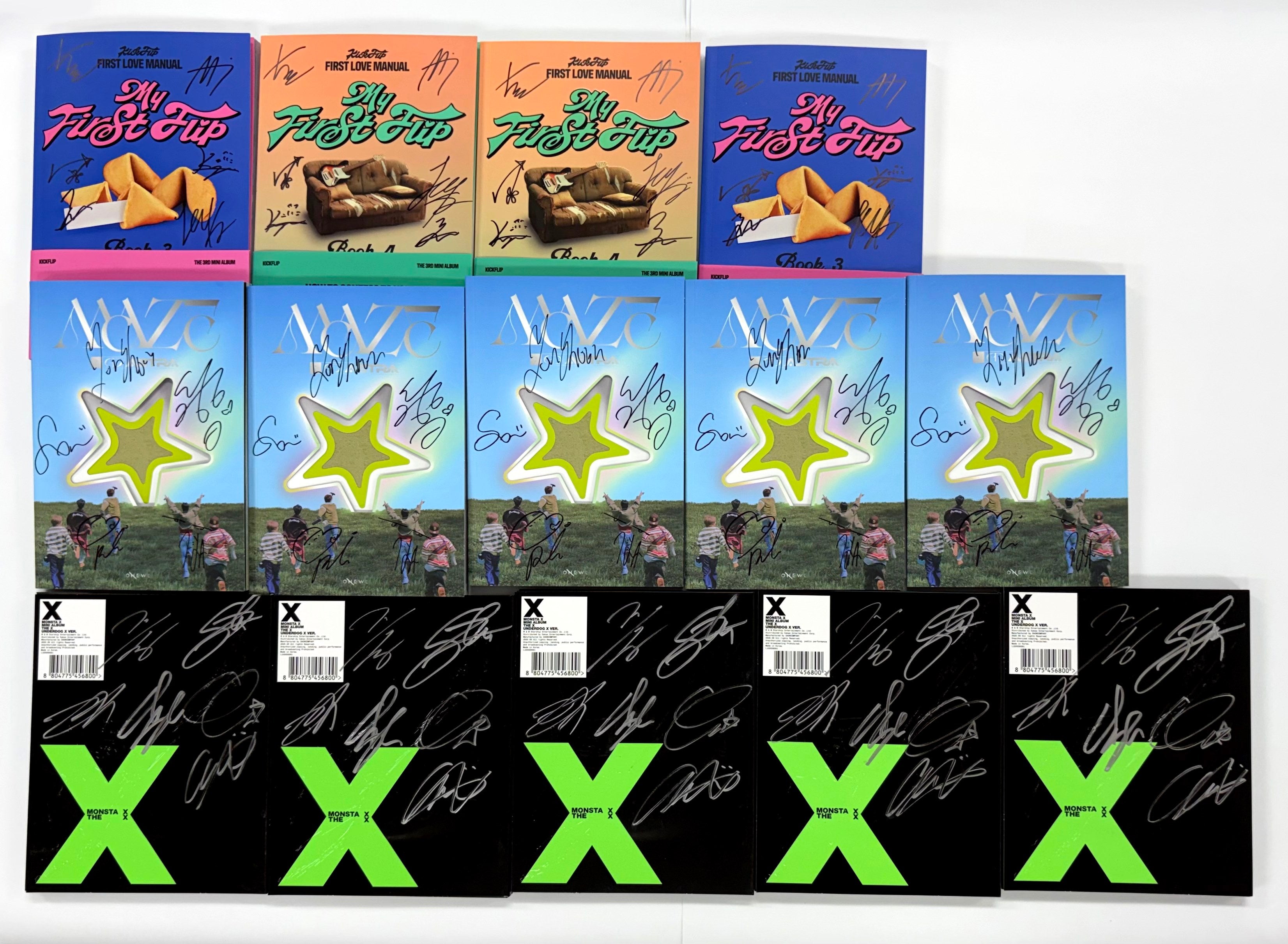 kickflip ドンヒョン republic records サイン ポスター kickflip ドンヒョン republic records サイン ポスター