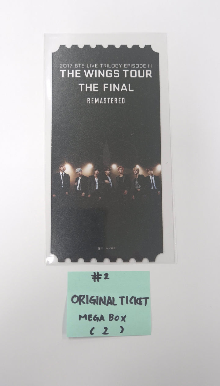 BTS MOVIE WEEKS - MEGABOX Event Photocard set (7ea), Original Ticket [25.10.13]