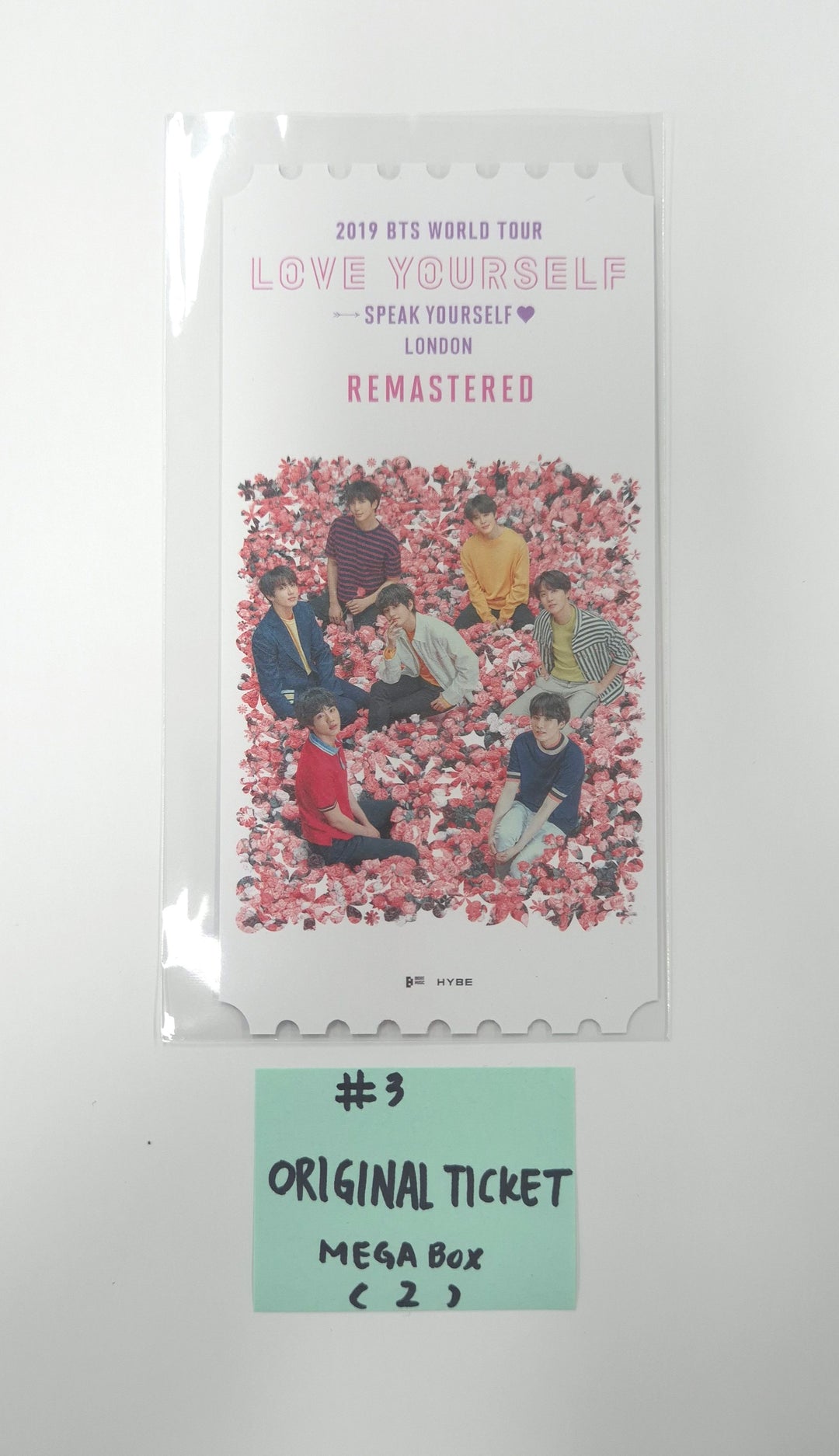BTS MOVIE WEEKS - MEGABOX Event Photocard set (7ea), Original Ticket [25.10.13]