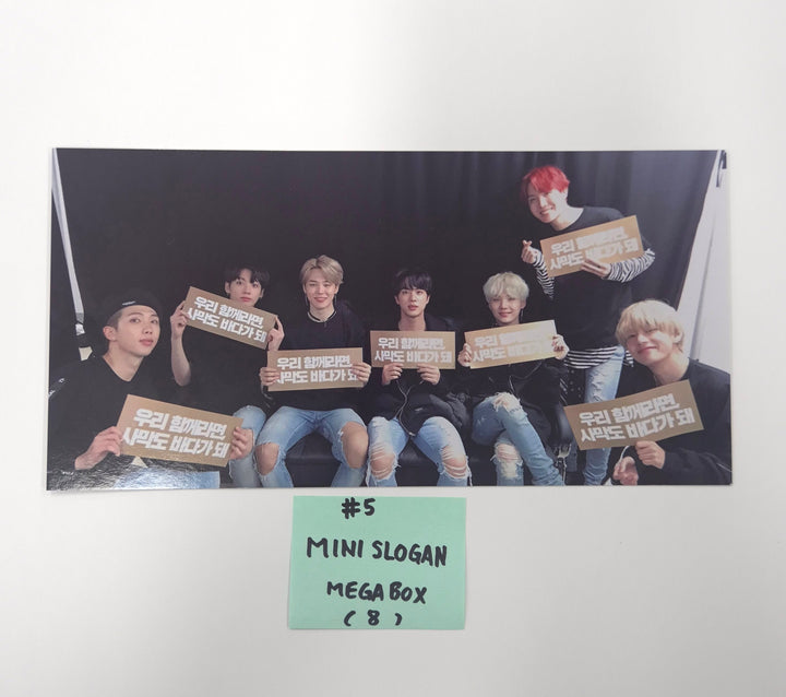 BTS MOVIE WEEKS - MEGABOX Event Photocard set (7ea), Original Ticket [25.10.13]