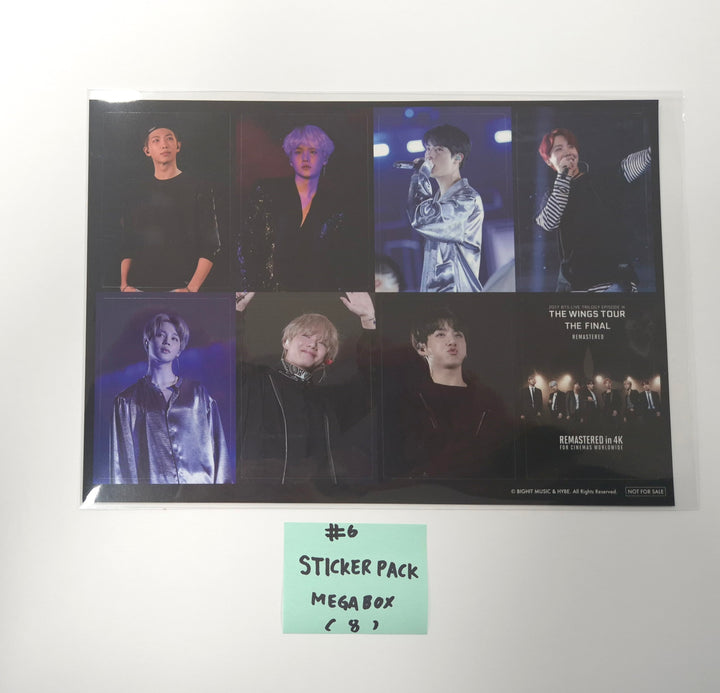 BTS MOVIE WEEKS - MEGABOX Event Photocard set (7ea), Original Ticket [25.10.13]