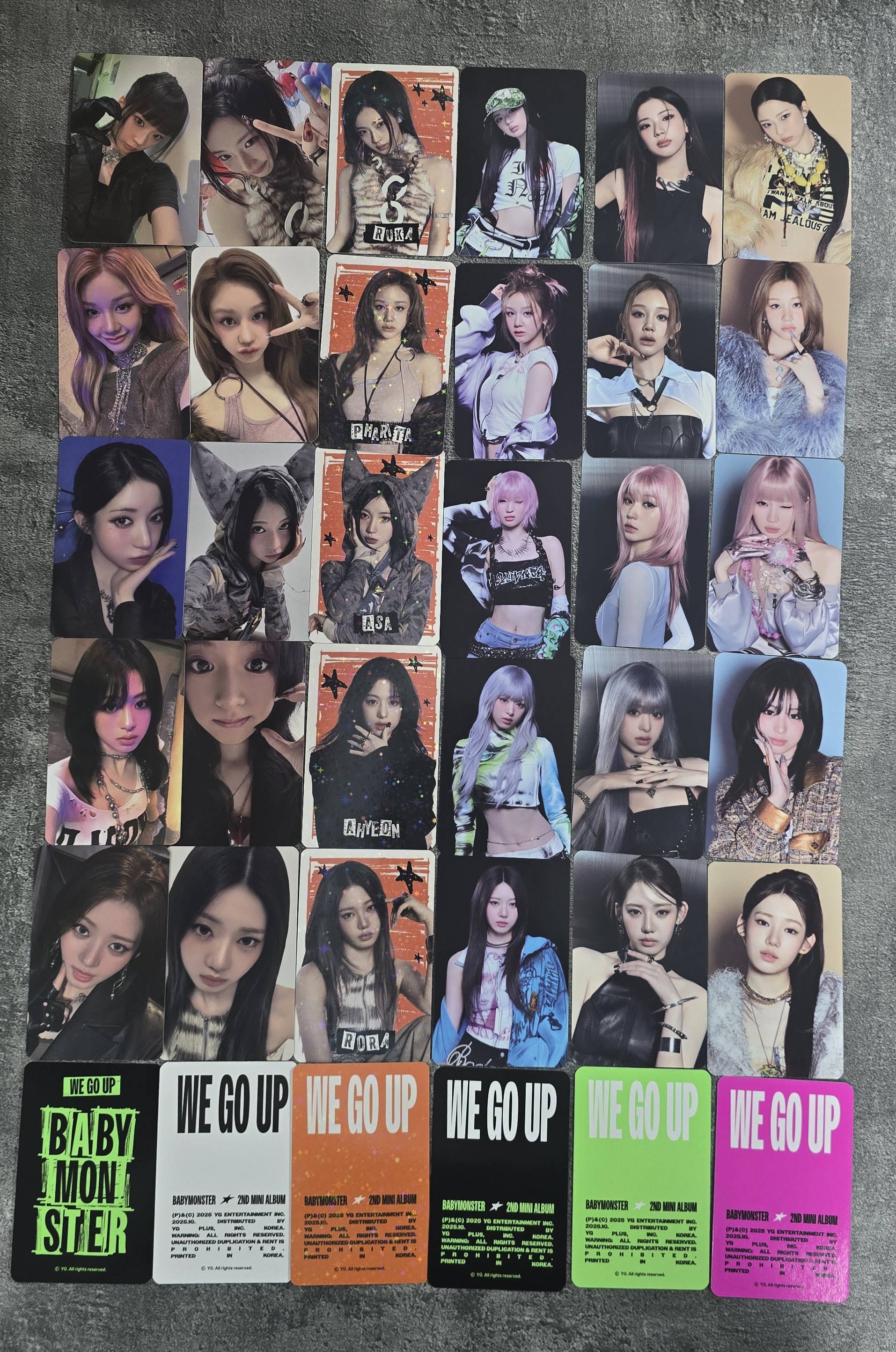 babymonster 韓国　ポップアップ　we go up アサ　トレカ BABYMONSTER 