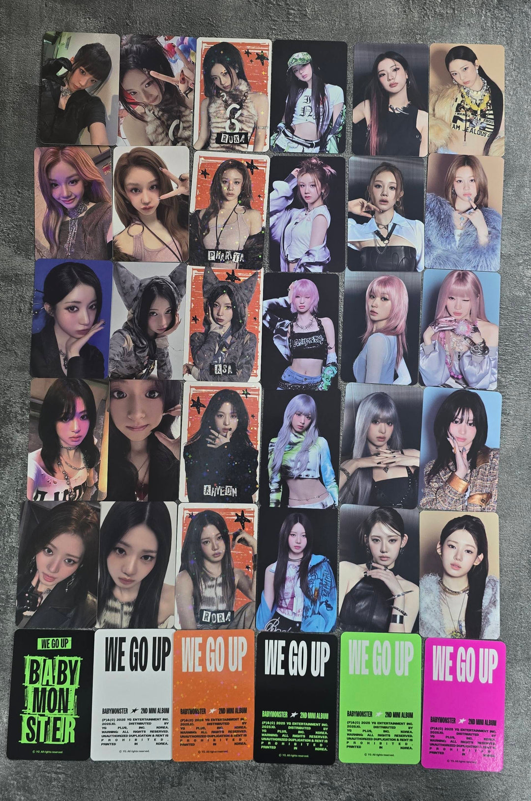 BABYMONSTER "WE GO UP" - Official Trading Photocard (1) [25.10.13]