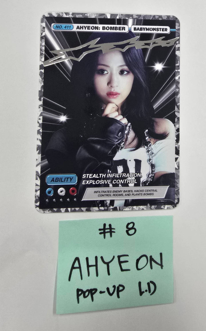 BABYMONSTER "WE GO UP" - Pop-Up Lucky Draw Event Polaroid Type & Special Character Photoard [25.10.13]