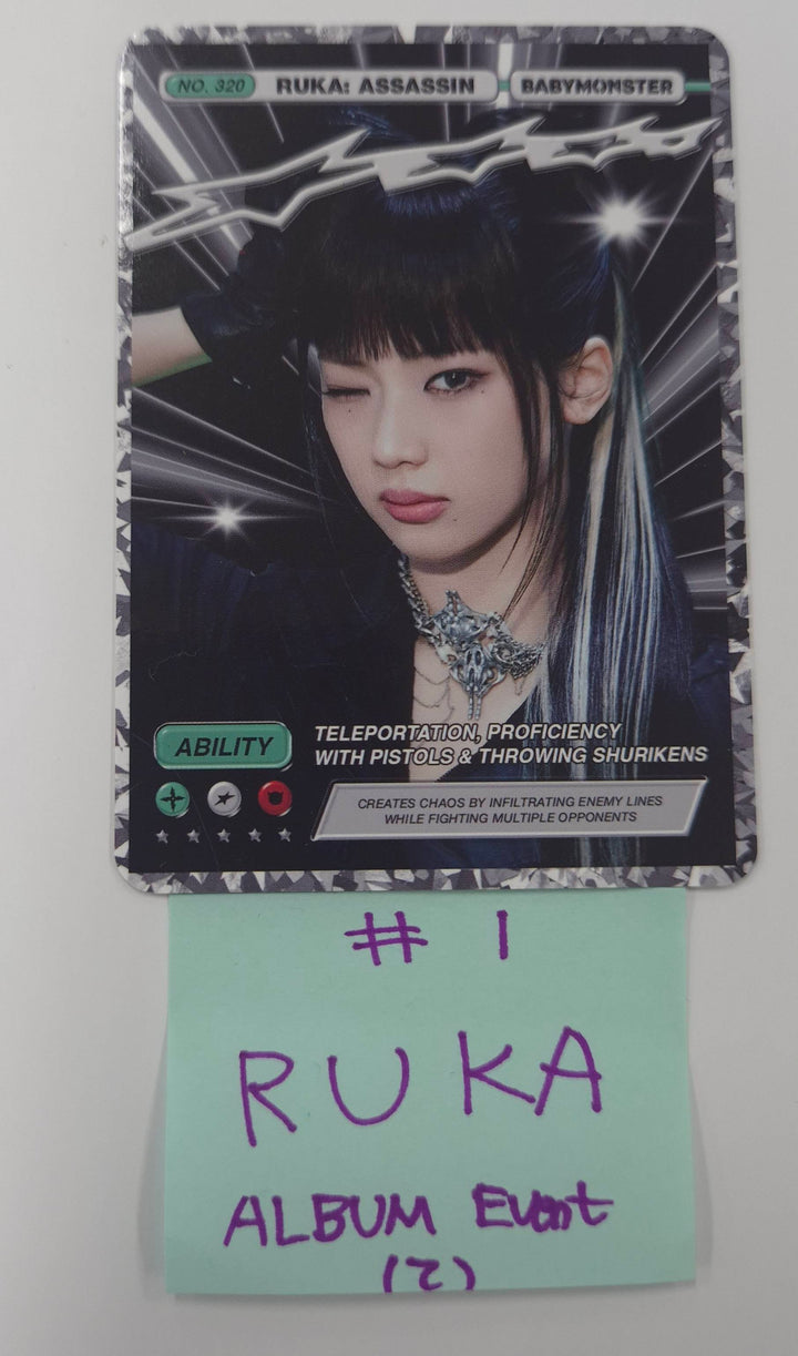 BABYMONSTER "WE GO UP" - Pop-Up Album Event Character Photoard [25.10.13]