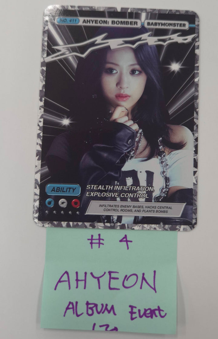 BABYMONSTER "WE GO UP" - Pop-Up Album Event Character Photoard [25.10.13]
