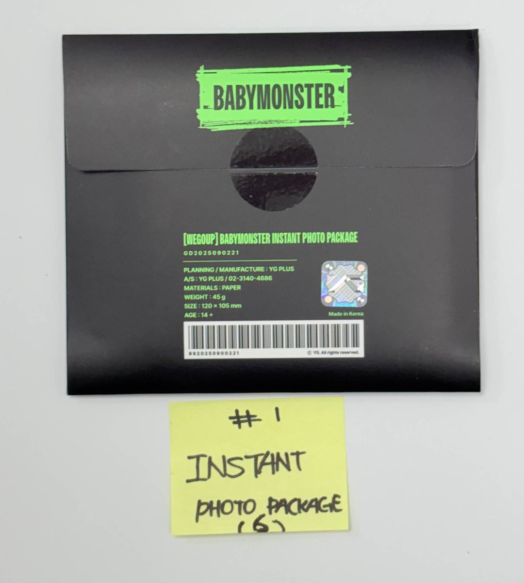 BABYMONSTER "WE GO UP" - Pop-Up Official MD [25.10.13]