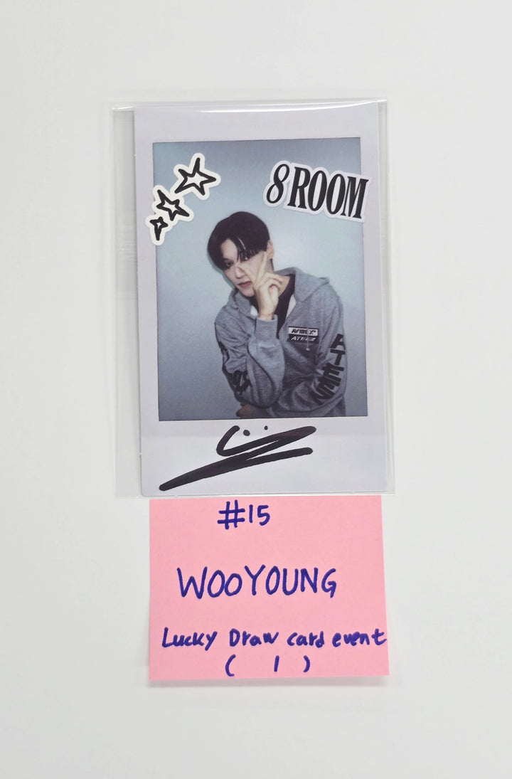 ATEEZ - ATEEZ "8ROOM" POP-UP STORE Lucky Draw Card Event Photocard, polaroid type Photocard, Keyring [25.10.14]