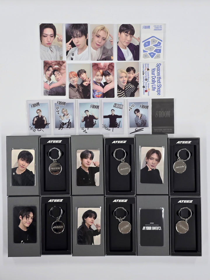ATEEZ - ATEEZ "8ROOM" POP-UP STORE Lucky Draw Card Event Photocard, polaroid type Photocard, Keyring [25.10.14]