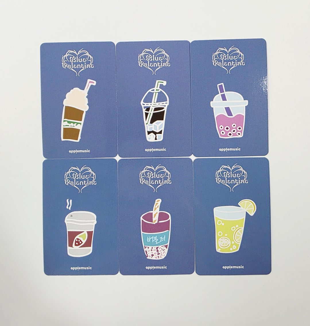 NMIXX "Blue Valentine" - Apple Music Drink Event Photocard [25.10.14]