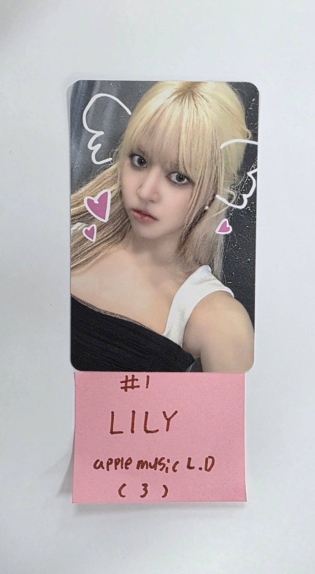 NMIXX "Blue Valentine" - Apple Music Lucky Draw Event Photocard, polaroid type Photocard [25.10.14]