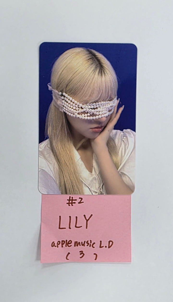 NMIXX "Blue Valentine" - Apple Music Lucky Draw Event Photocard, polaroid type Photocard [25.10.14]