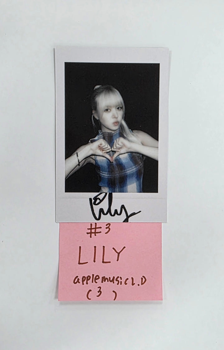 NMIXX "Blue Valentine" - Apple Music Lucky Draw Event Photocard, polaroid type Photocard [25.10.14]