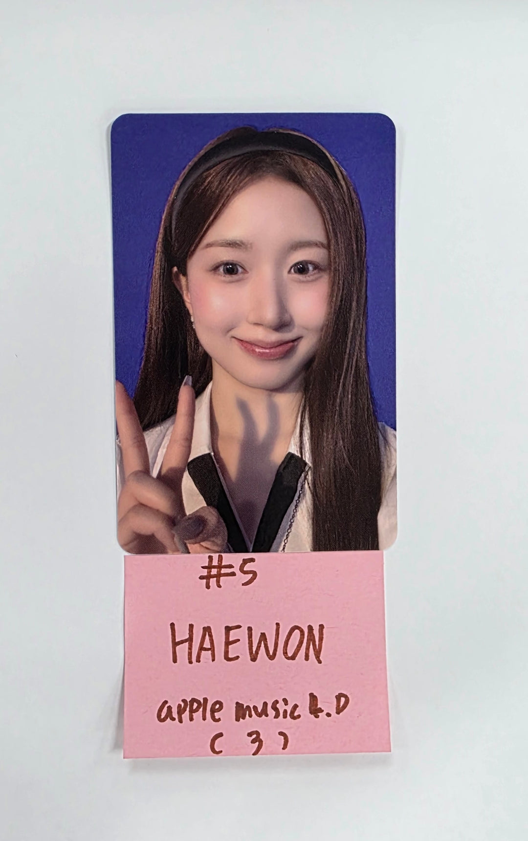 NMIXX "Blue Valentine" - Apple Music Lucky Draw Event Photocard, polaroid type Photocard [25.10.14]