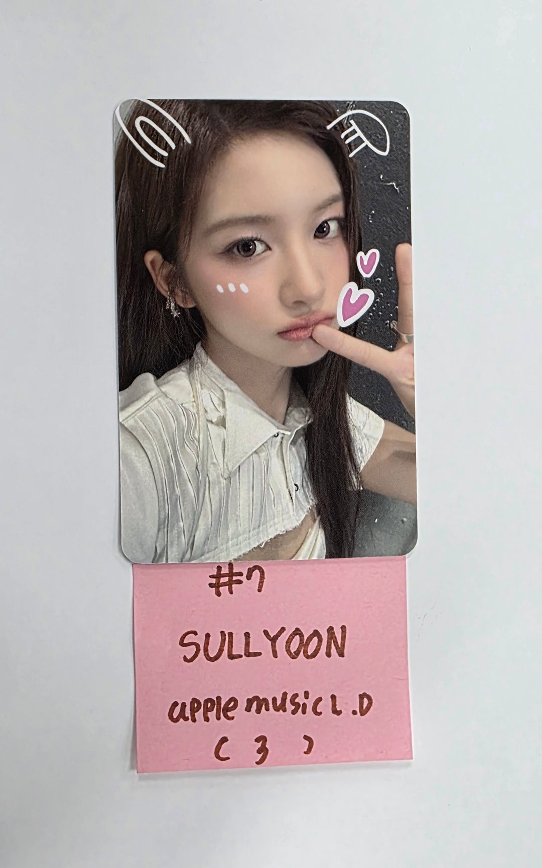 NMIXX "Blue Valentine" - Apple Music Lucky Draw Event Photocard, polaroid type Photocard [25.10.14]