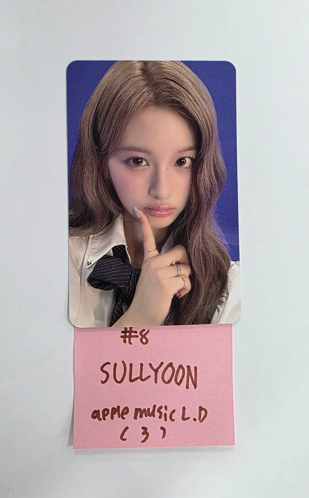 NMIXX "Blue Valentine" - Apple Music Lucky Draw Event Photocard, polaroid type Photocard [25.10.14]