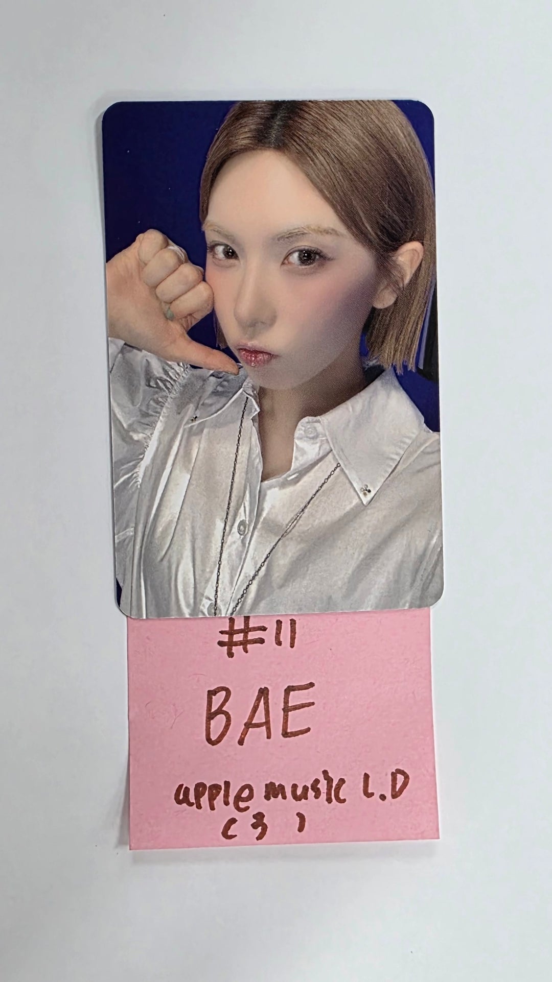 NMIXX "Blue Valentine" - Apple Music Lucky Draw Event Photocard, polaroid type Photocard [25.10.14]