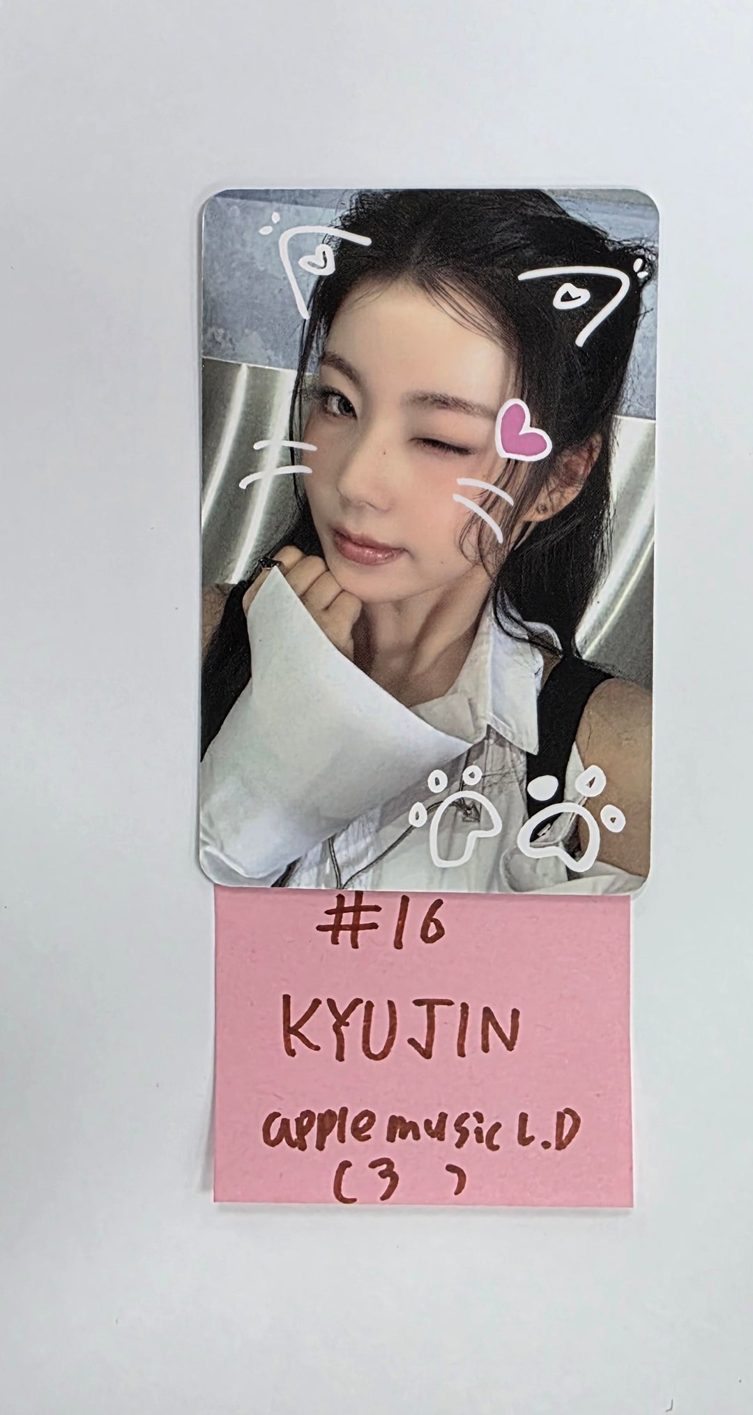 NMIXX "Blue Valentine" - Apple Music Lucky Draw Event Photocard, polaroid type Photocard [25.10.14]