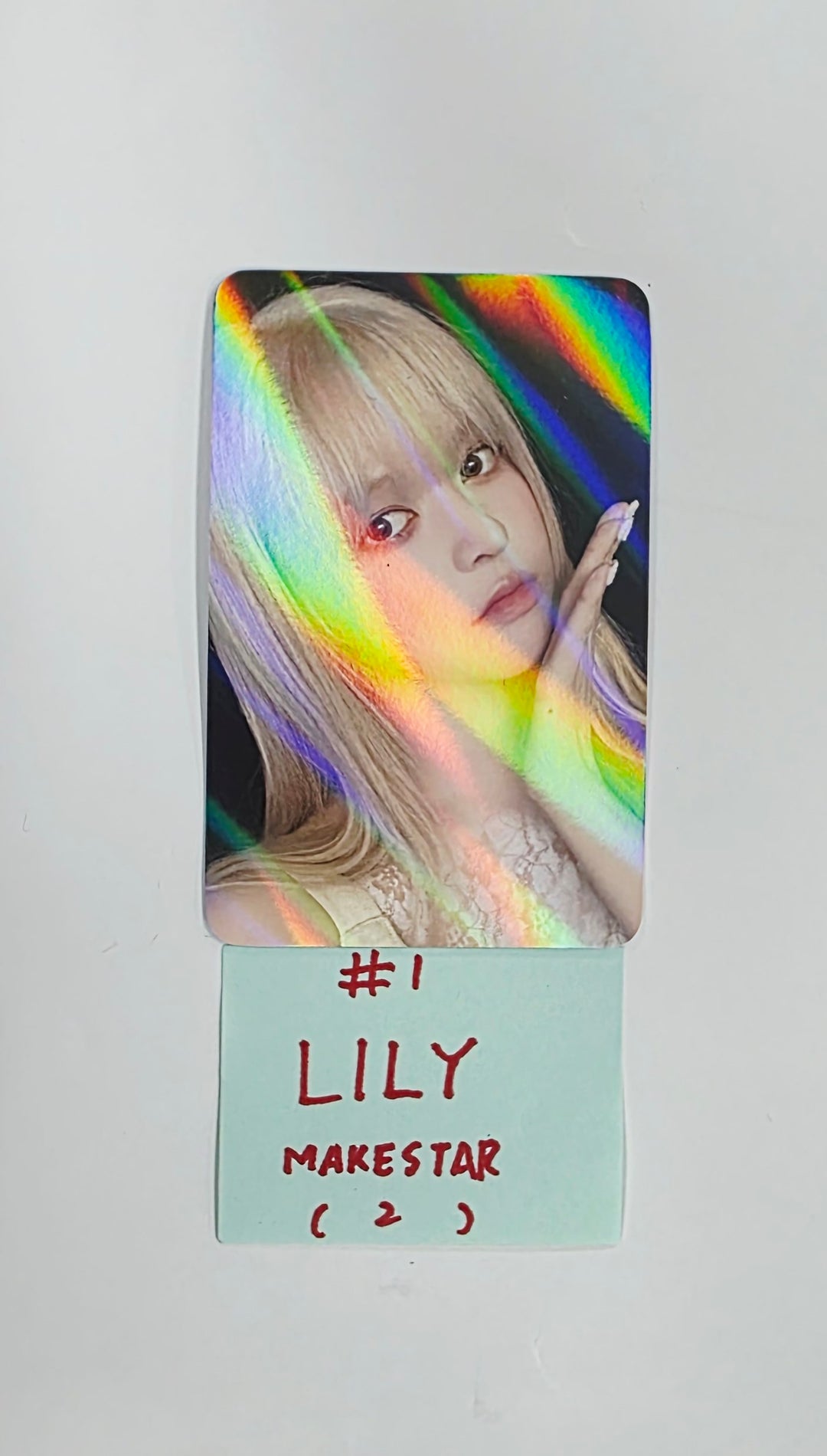 NMIXX "Blue Valentine" - Makestar Pre-Order Benefit Hologram Photocard [25.10.16]