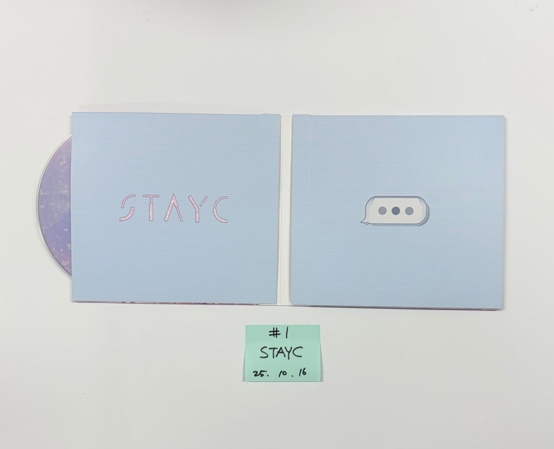 STAYC "...l", IZNA "SIGN", ATEEZ "GOLDEN HOUR : Part.3", ZB1 "CINEMA PARADISE", Minnie "Her", Baby Dont Cry "", I-dle "We Are", Cosmosy "Lucky=One", EJel "ANEW" - Hand Autographed(Signed) Promo Album [25.10.16]