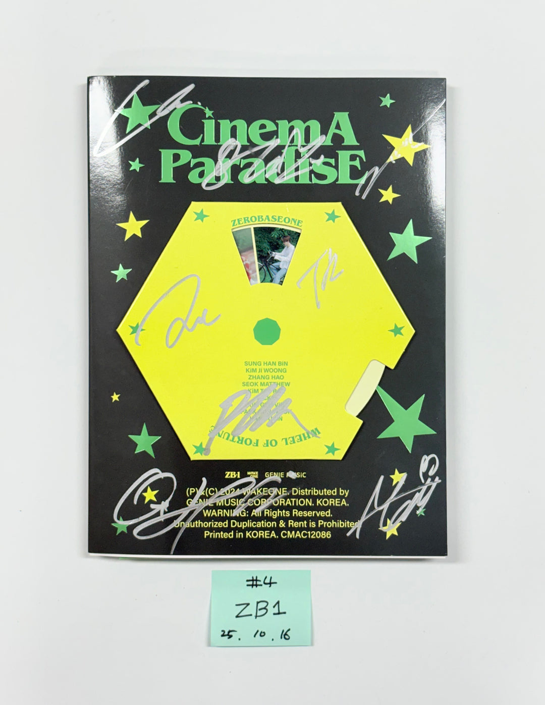 STAYC "...l", IZNA "SIGN", ATEEZ "GOLDEN HOUR : Part.3", ZB1 "CINEMA PARADISE", Minnie "Her", Baby Dont Cry "", I-dle "We Are", Cosmosy "Lucky=One", EJel "ANEW" - Hand Autographed(Signed) Promo Album [25.10.16]