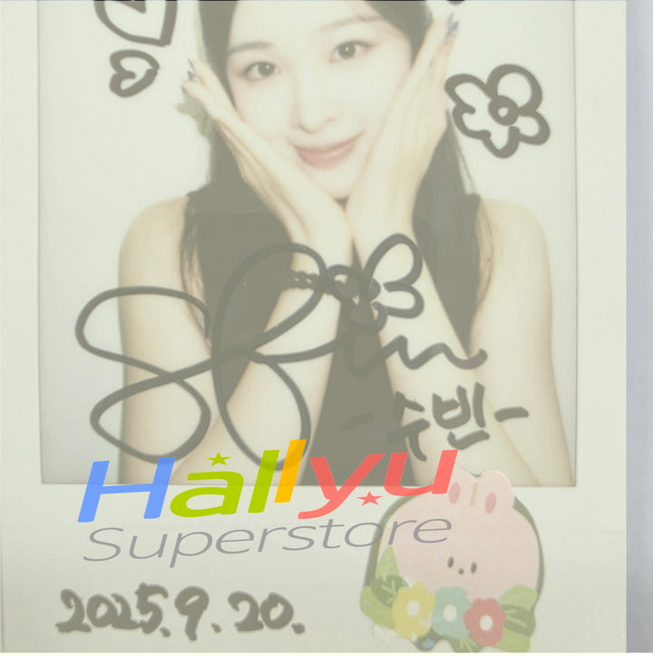 SOOBIN (Of III) "RE:AL iii" - Hand Autograhped(Signed) Polaroid [25.10.16]