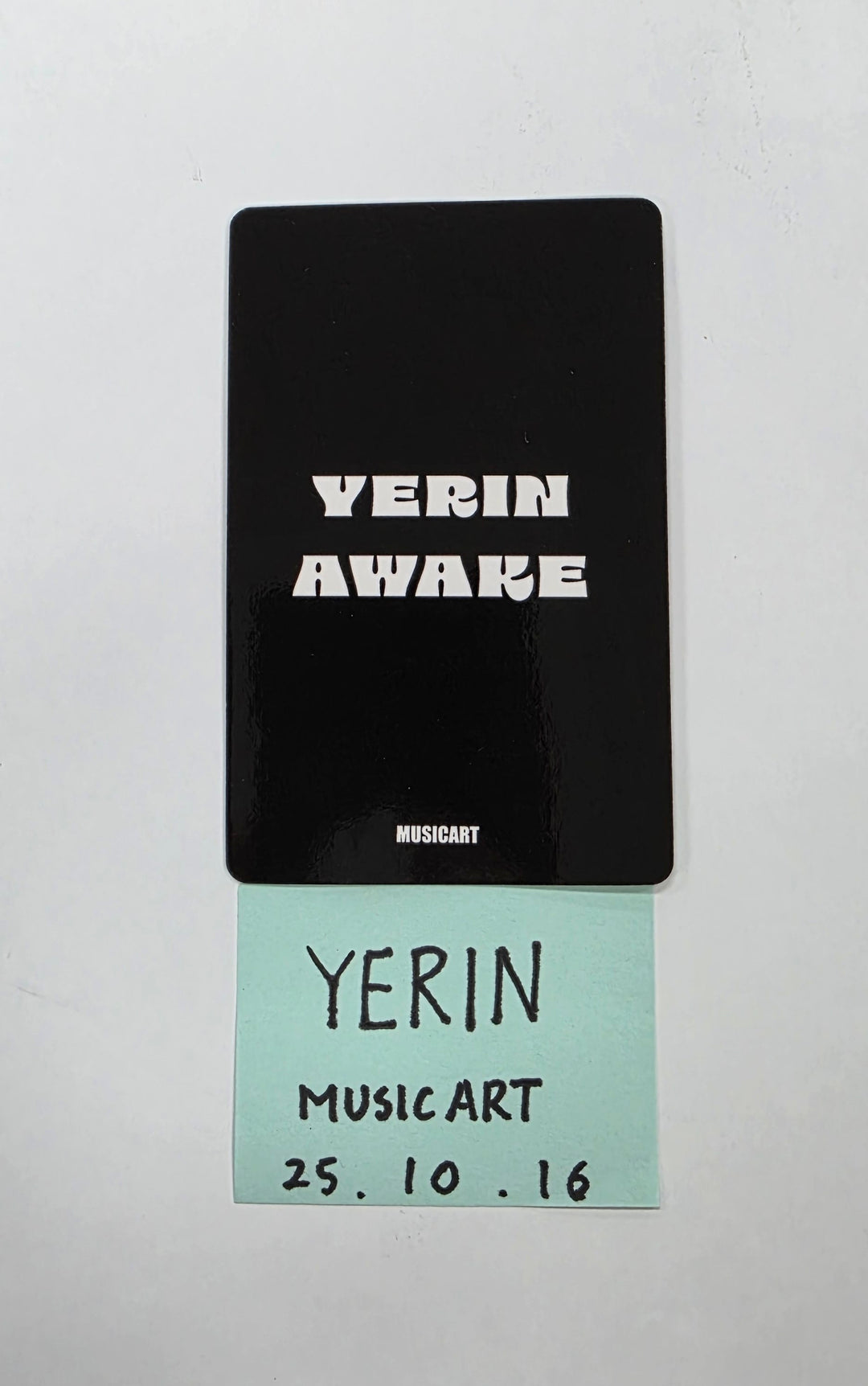 Yerin (of Gfriend) "Awake" - Music Art Lucky Draw Event Winner Photocard [25.10.16]